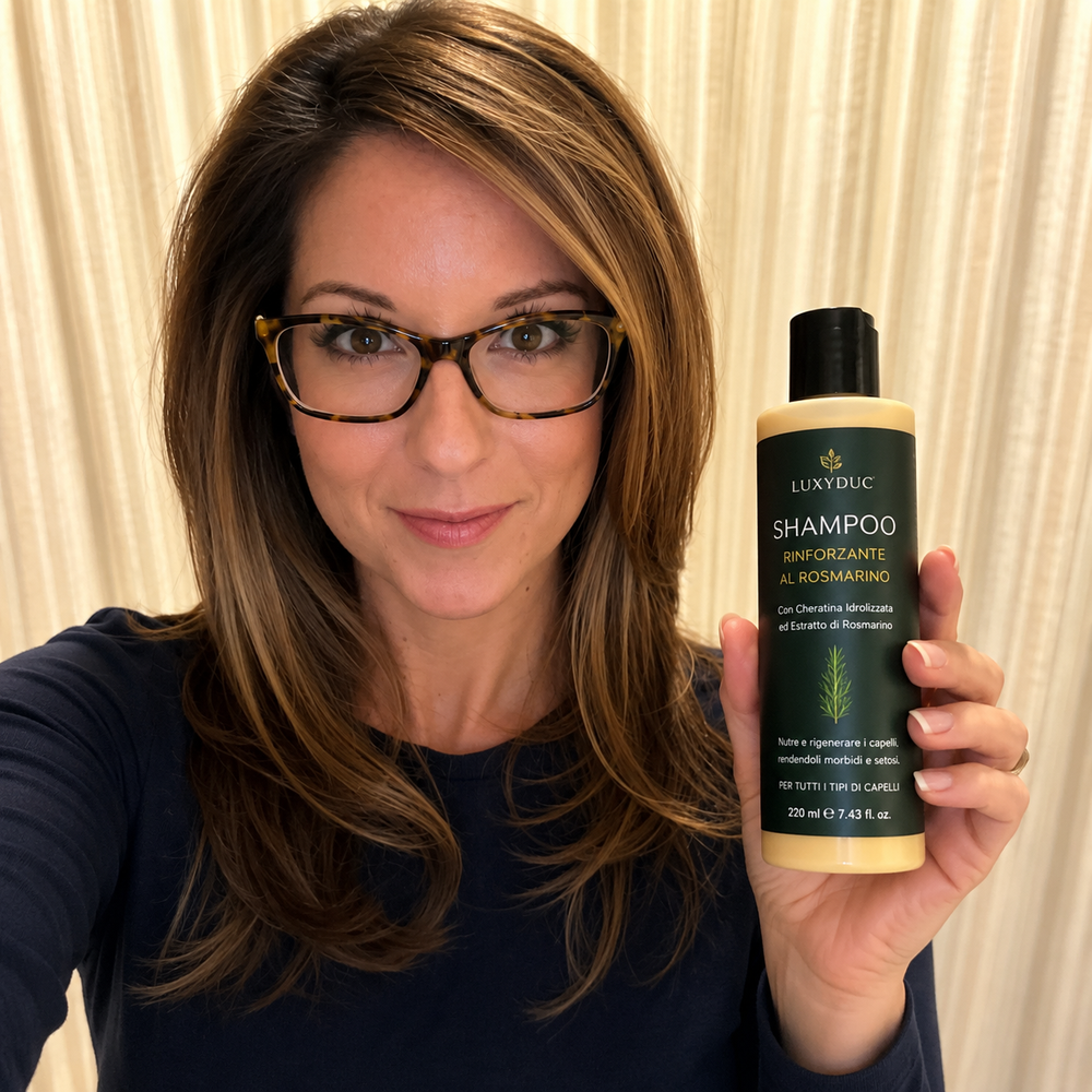 Cliente Luxyduc con Olio al Cyperus Rotundus