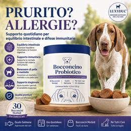 LUXYDUC™ Bocconcini Probiotici Morbidi per Cani Clinicamente Studiati.